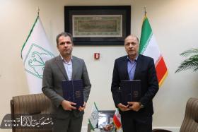 انعقاد تفاهم‌نامه همکاری علمی، پژوهشی و سرمایه‌گذاری میان دانشگاه گیلان و شرکت مهندسی تولیدی تابان گسیل منطقه آزاد انزلی